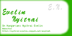 evelin nyitrai business card